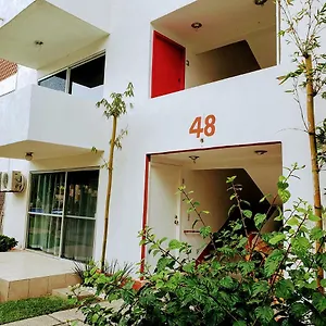 Apartamento Depto 5 Personas Alberca Estcinmto Seguridad 24 7